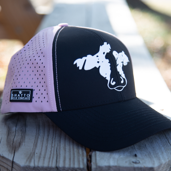 Pink & Black Snapback Shatto Hat